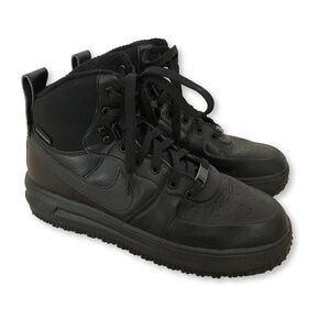 Nike Air Lunar Force 1 Black High Top Sneakers Size 7 Youth